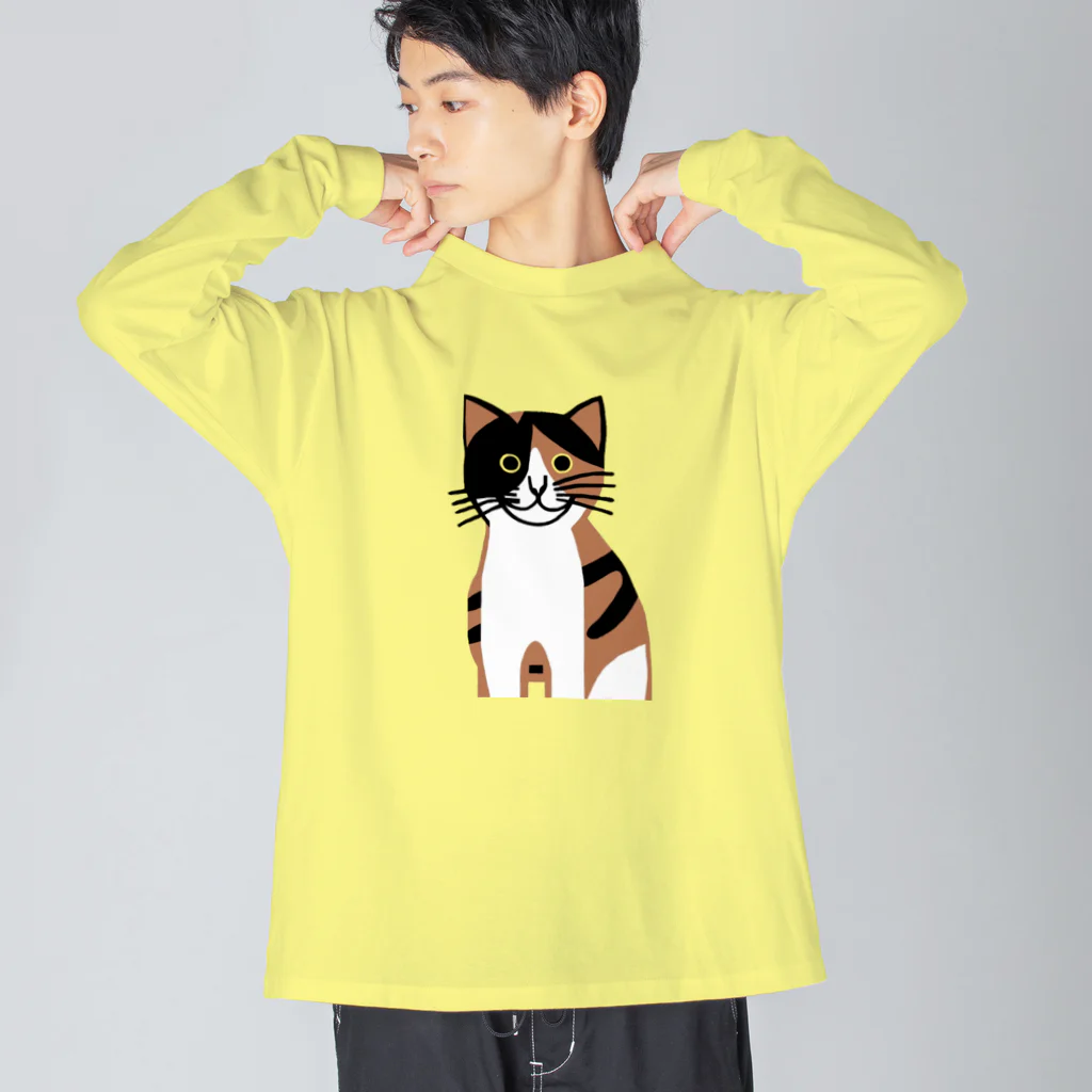 aiueoneko358のMIKENEKO ビッグシルエットロングスリーブTシャツ