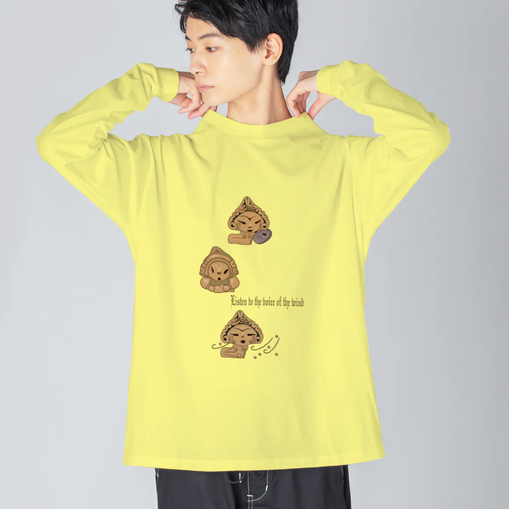 nachau7の美土偶 ビッグシルエットロングスリーブTシャツ