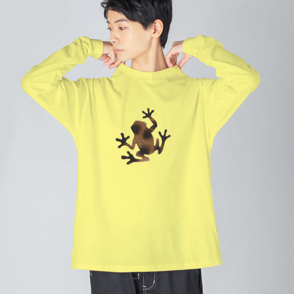 ツバメ堂の茶色いカエル Big Long Sleeve T-Shirt