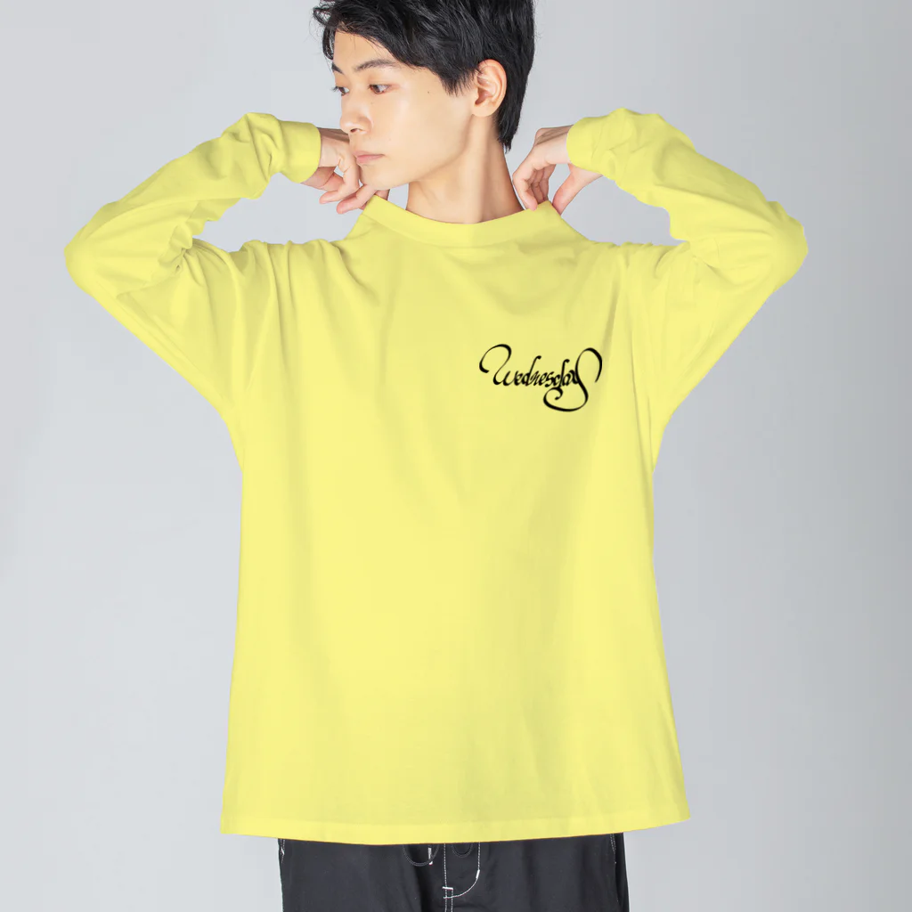 mido_storeの水曜日 Big Long Sleeve T-Shirt