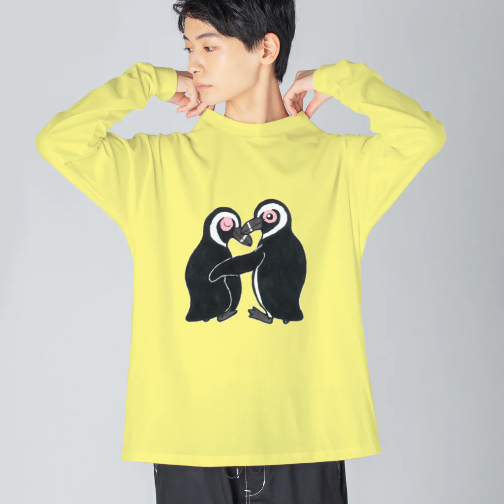 penguininkoの君の事が好き😍💕💕💕 ビッグシルエットロングスリーブTシャツ