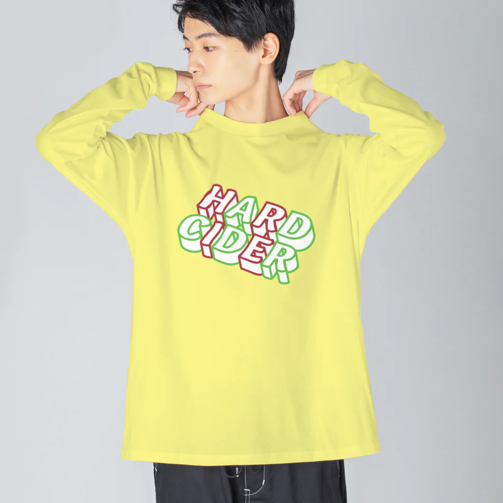 KAWAGOE GRAPHICSのハードサイダーななめ上 Big Long Sleeve T-Shirt