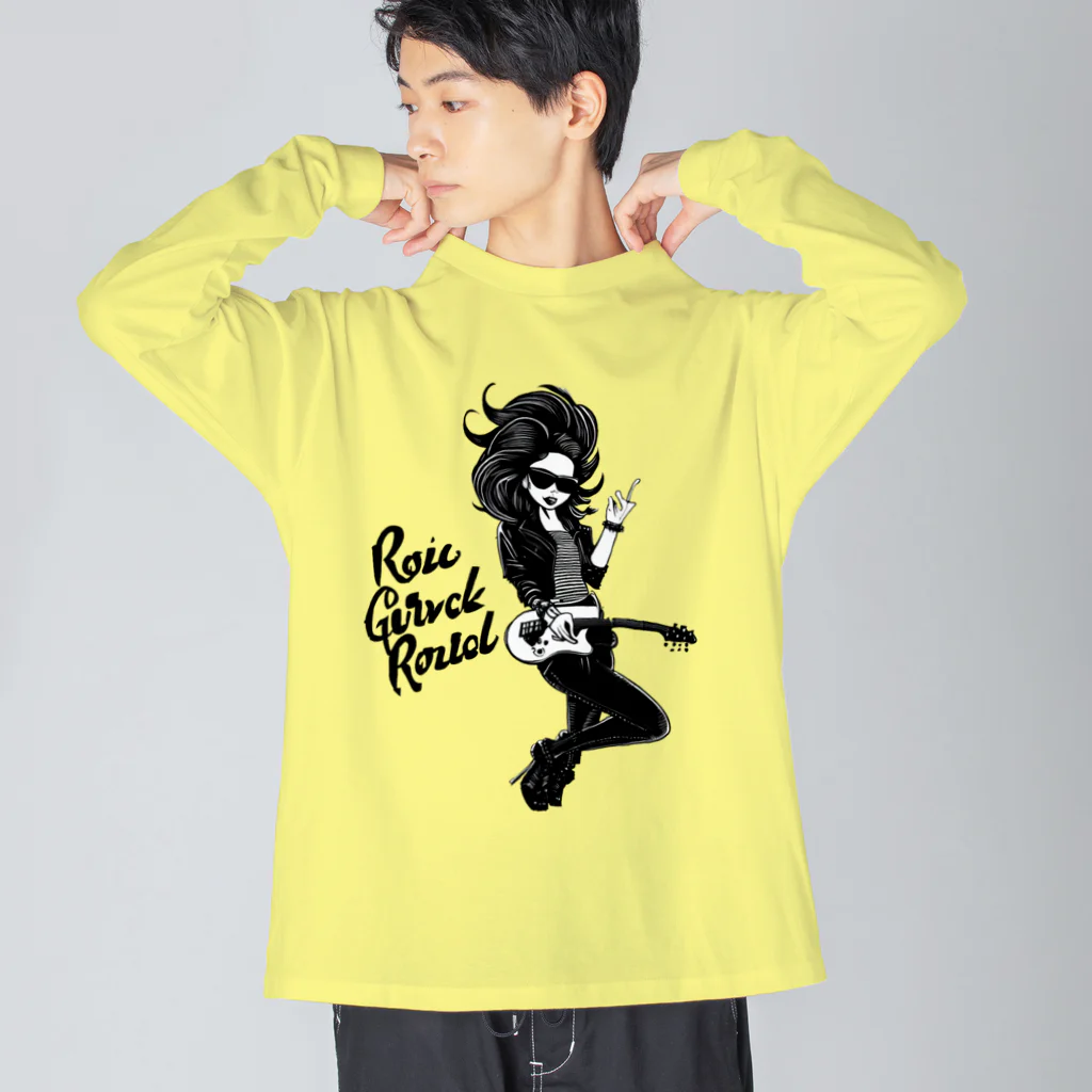 islandmoon13のROCKな女 ビッグシルエットロングスリーブTシャツ