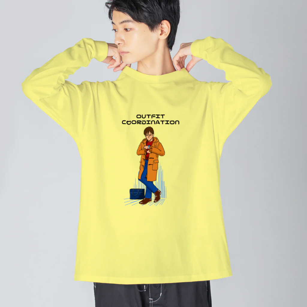 kazu_gのおじさん夢のコーディネート!やっぱりレトロ?その3 ビッグシルエットロングスリーブTシャツ