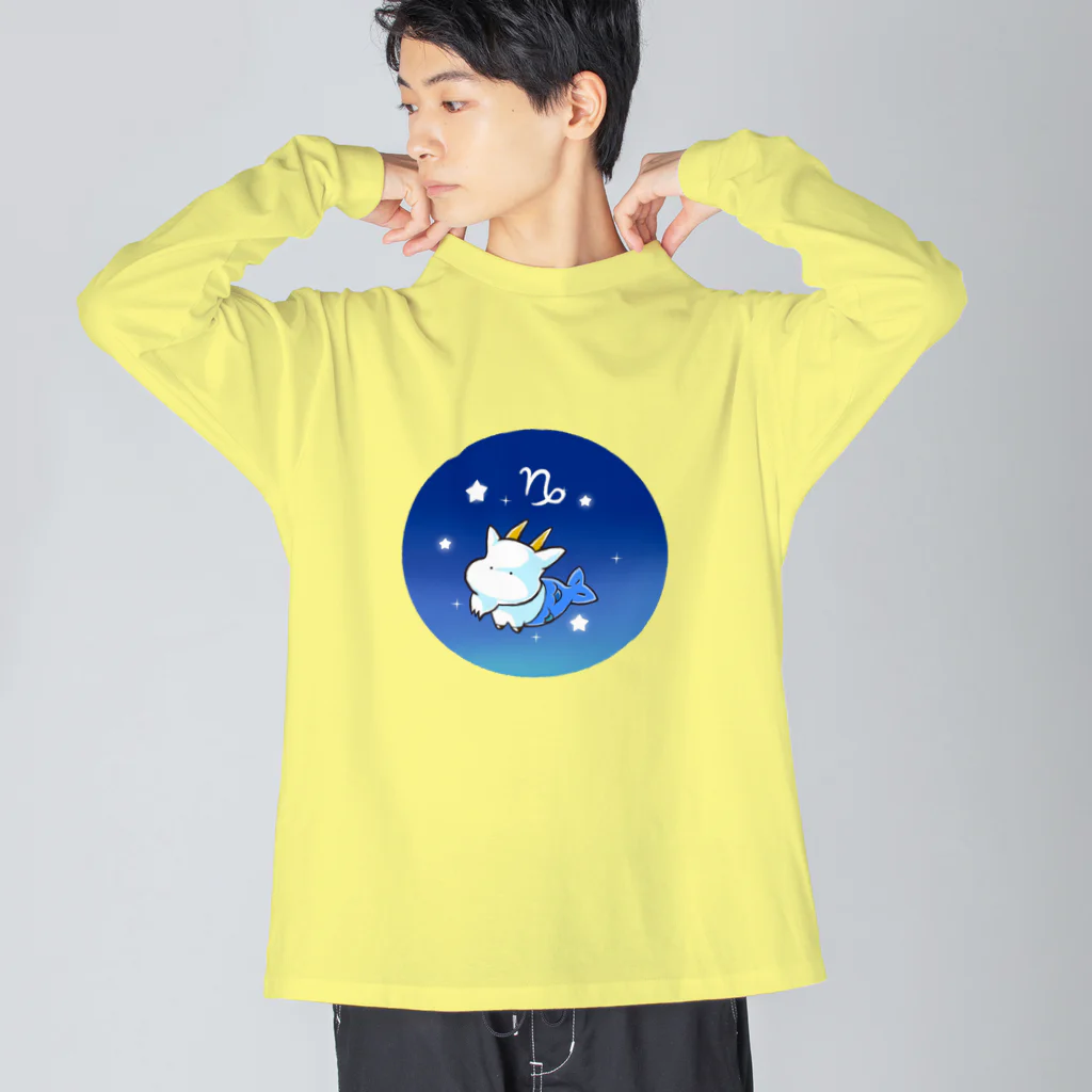 もふもふ堂の山羊座 Big Long Sleeve T-Shirt