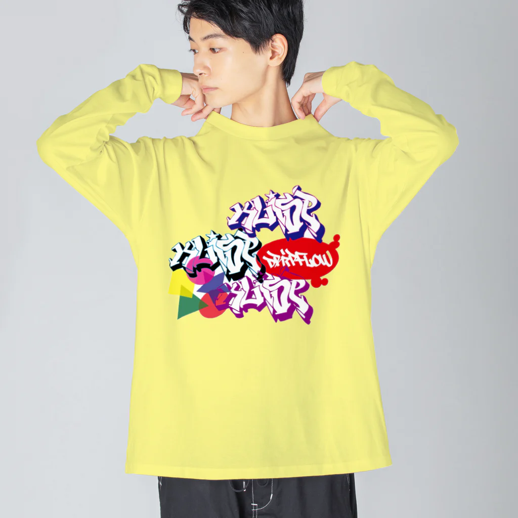 DRIPFLOWの甘いお菓子 Big Long Sleeve T-Shirt