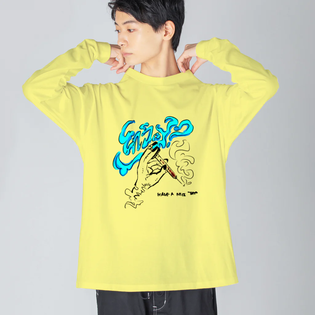 JINPIN (仁品)のenjoy？ Big Long Sleeve T-Shirt