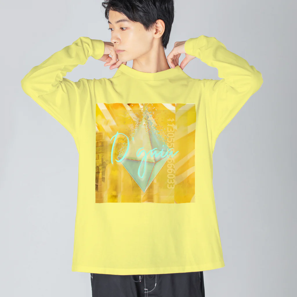 Aimurist の絵画的ピラミッドシステム崩壊 Big Long Sleeve T-Shirt