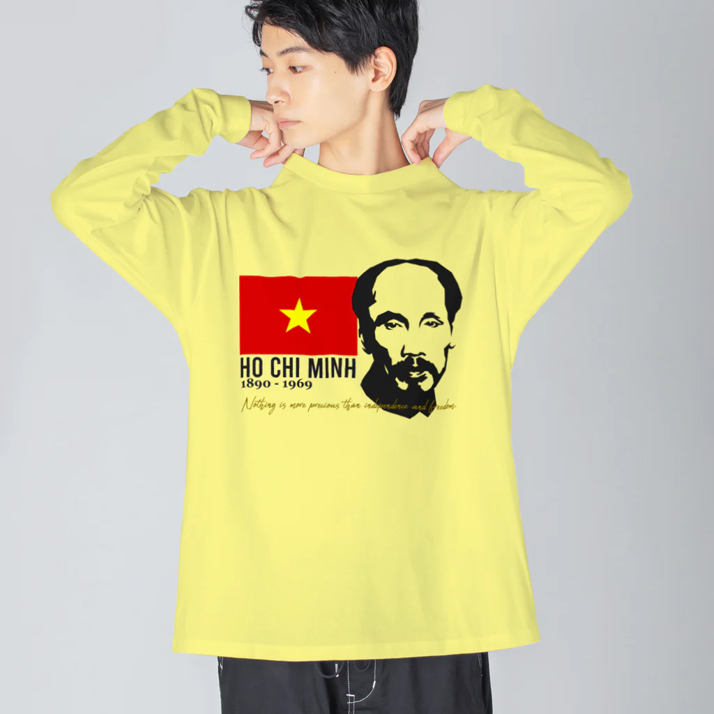 JOKERS FACTORYのHO CHI MINH ビッグシルエットロングスリーブTシャツ