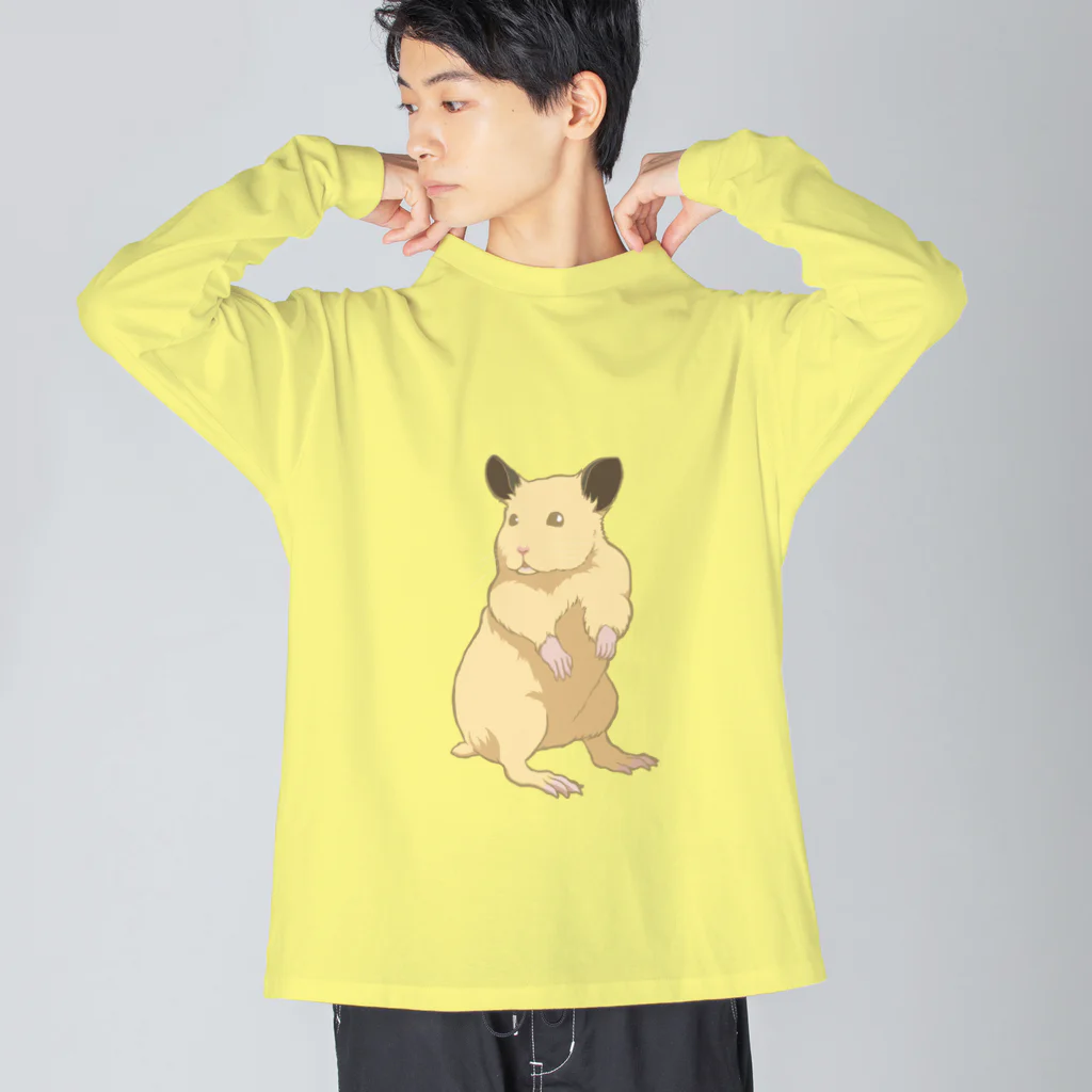 Lichtmuhleのキンクマハムスター01 ビッグシルエットロングスリーブTシャツ