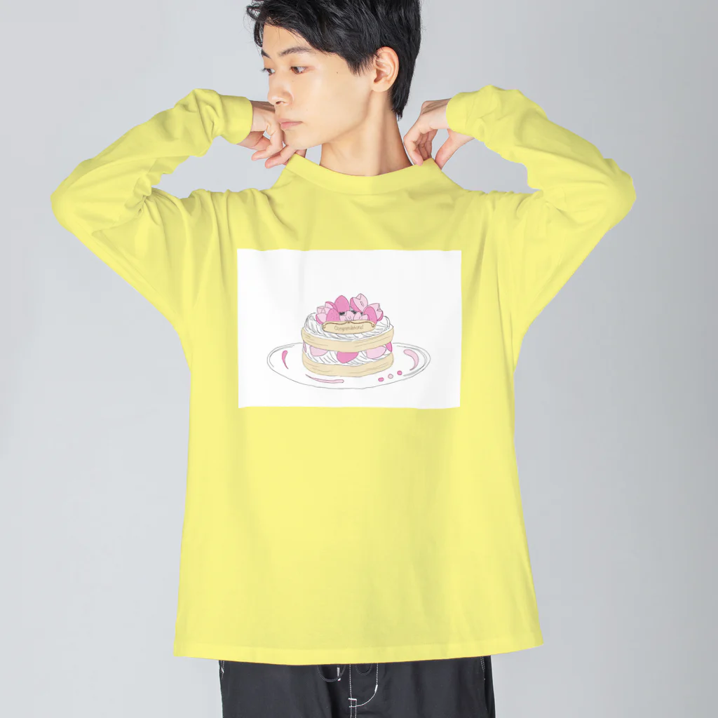 OWLsのsweet time ビッグシルエットロングスリーブTシャツ