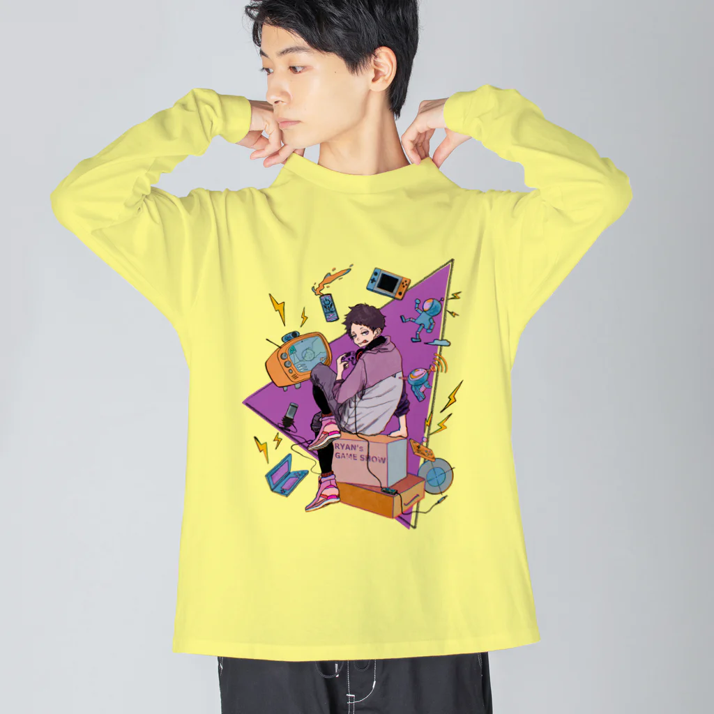 ライアンショップのライアンGaming show Tシャツ Big Long Sleeve T-Shirt