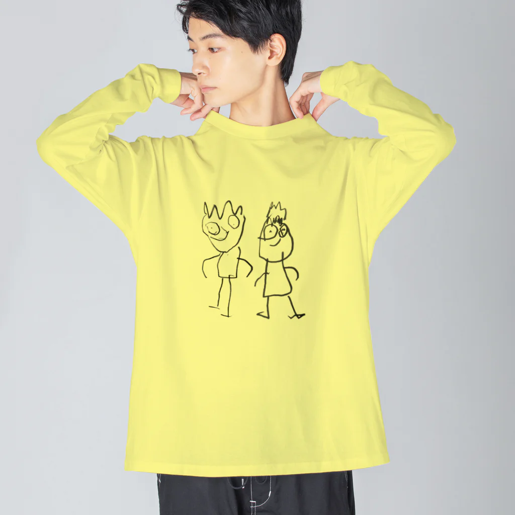 nincoのファニーなフレンド ビッグシルエットロングスリーブTシャツ