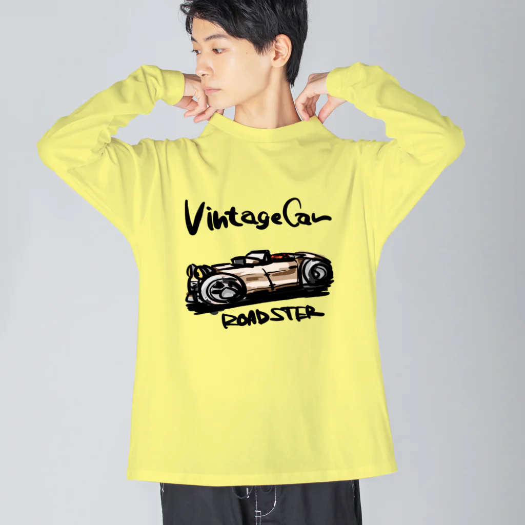 スタジオばんやのビンテージカー Big Long Sleeve T-Shirt