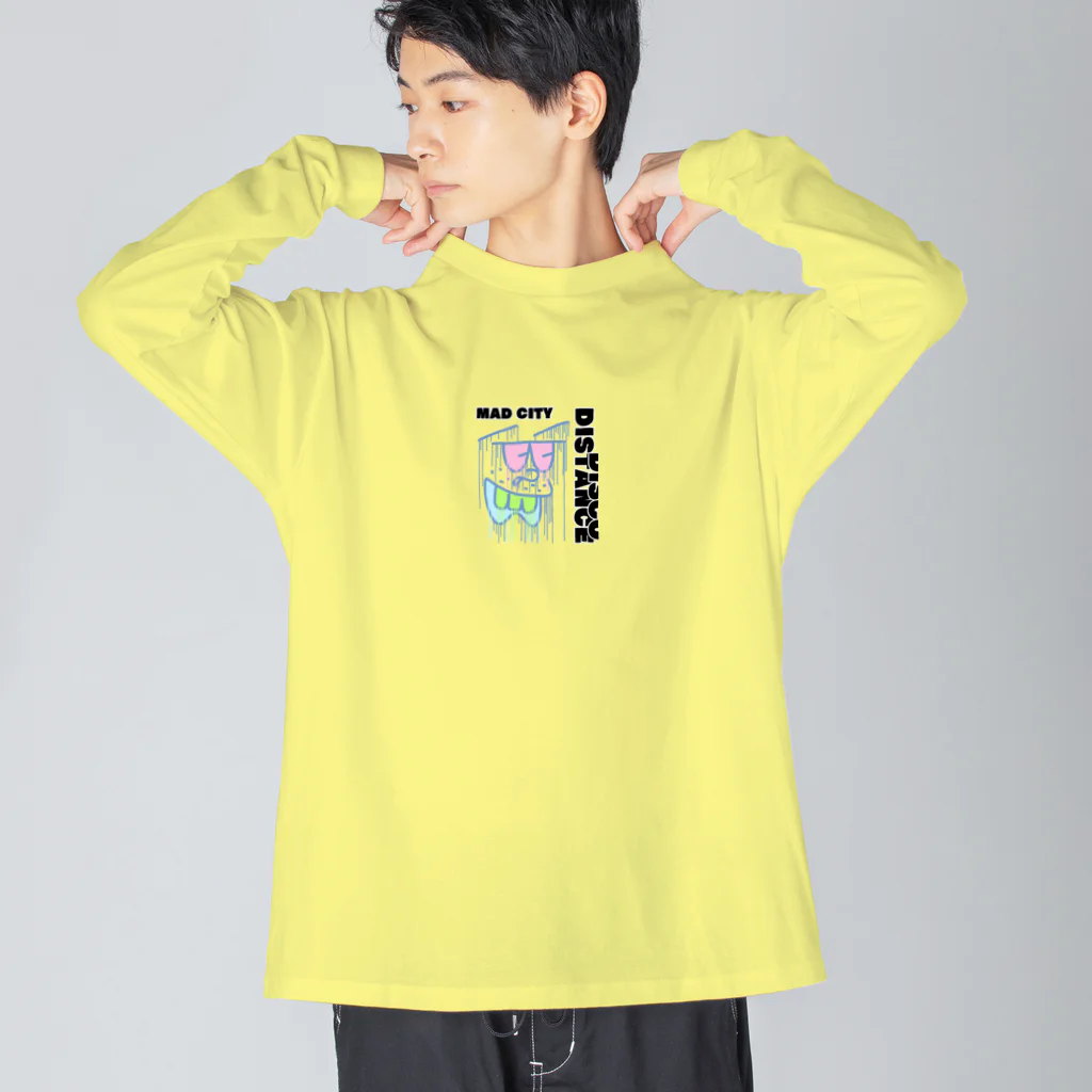 Msto_market a.k.a.ゆるゆる亭のMadcity drip version. ビッグシルエットロングスリーブTシャツ