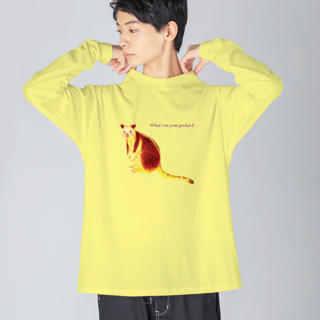 ぎんぺーのしっぽのぽけっとのなかには？ Big Long Sleeve T-Shirt