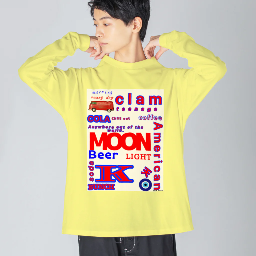 Clum bunchのメジャーリーグ Big Long Sleeve T-Shirt