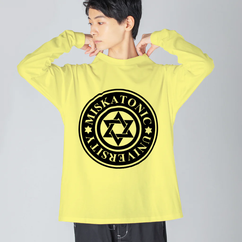 AURA_HYSTERICAのMISKATONIC UNIVERSITY Big Long Sleeve T-Shirt