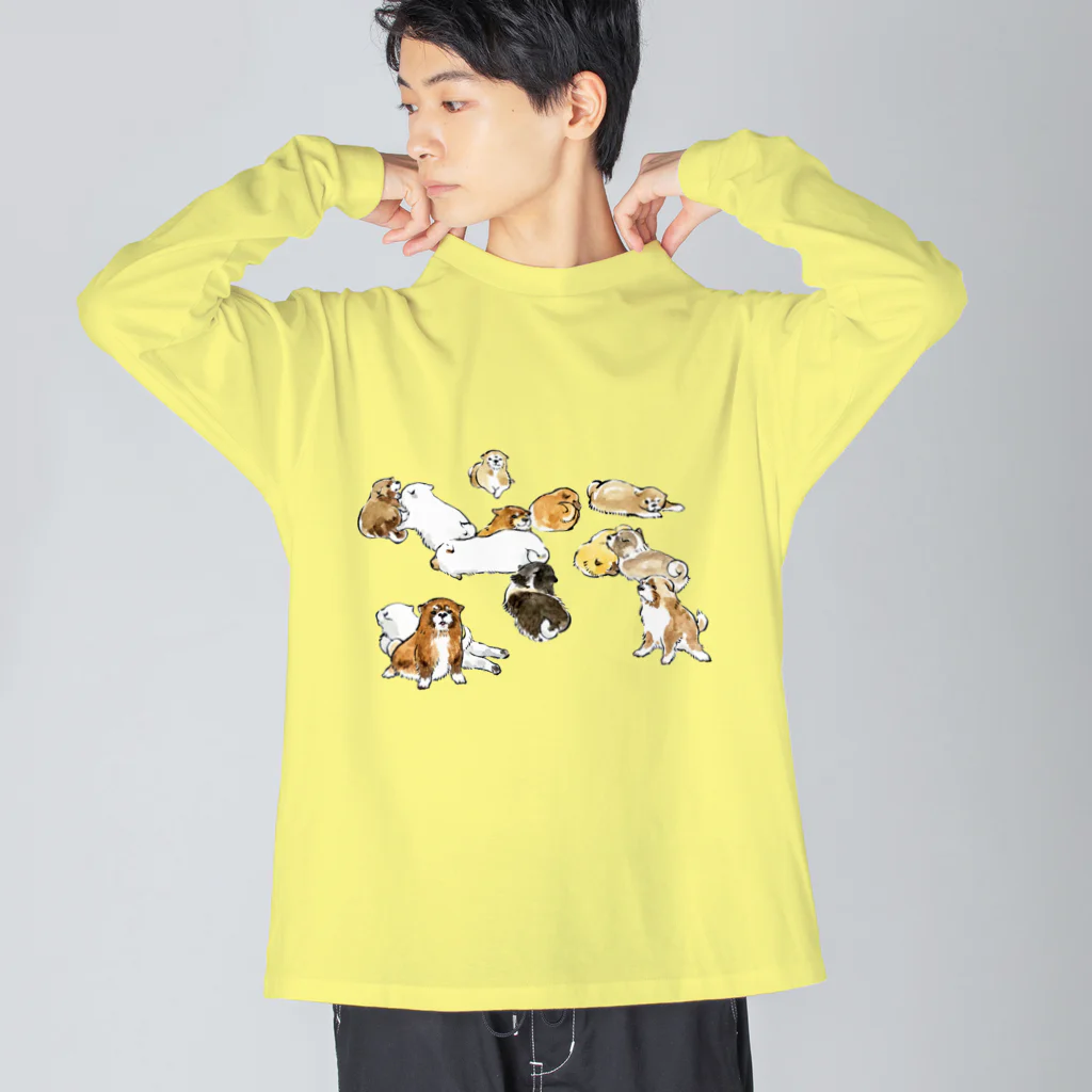 segasworksの仔犬 ビッグシルエットロングスリーブTシャツ