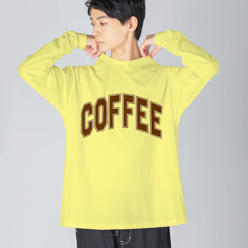 カレッジロゴ何か良いのコーヒーカレッジ Big Long Sleeve T-Shirt