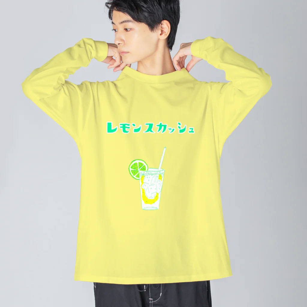 NIKORASU GOの夏デザイン「レモンスカッシュ」（Tシャツ・パーカー・グッズ・ETC） Big Long Sleeve T-Shirt