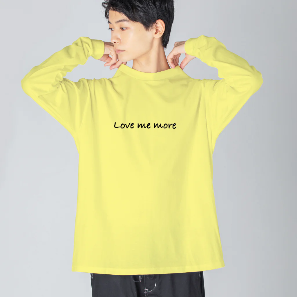 nobinobiのLove me more ビッグシルエットロングスリーブTシャツ