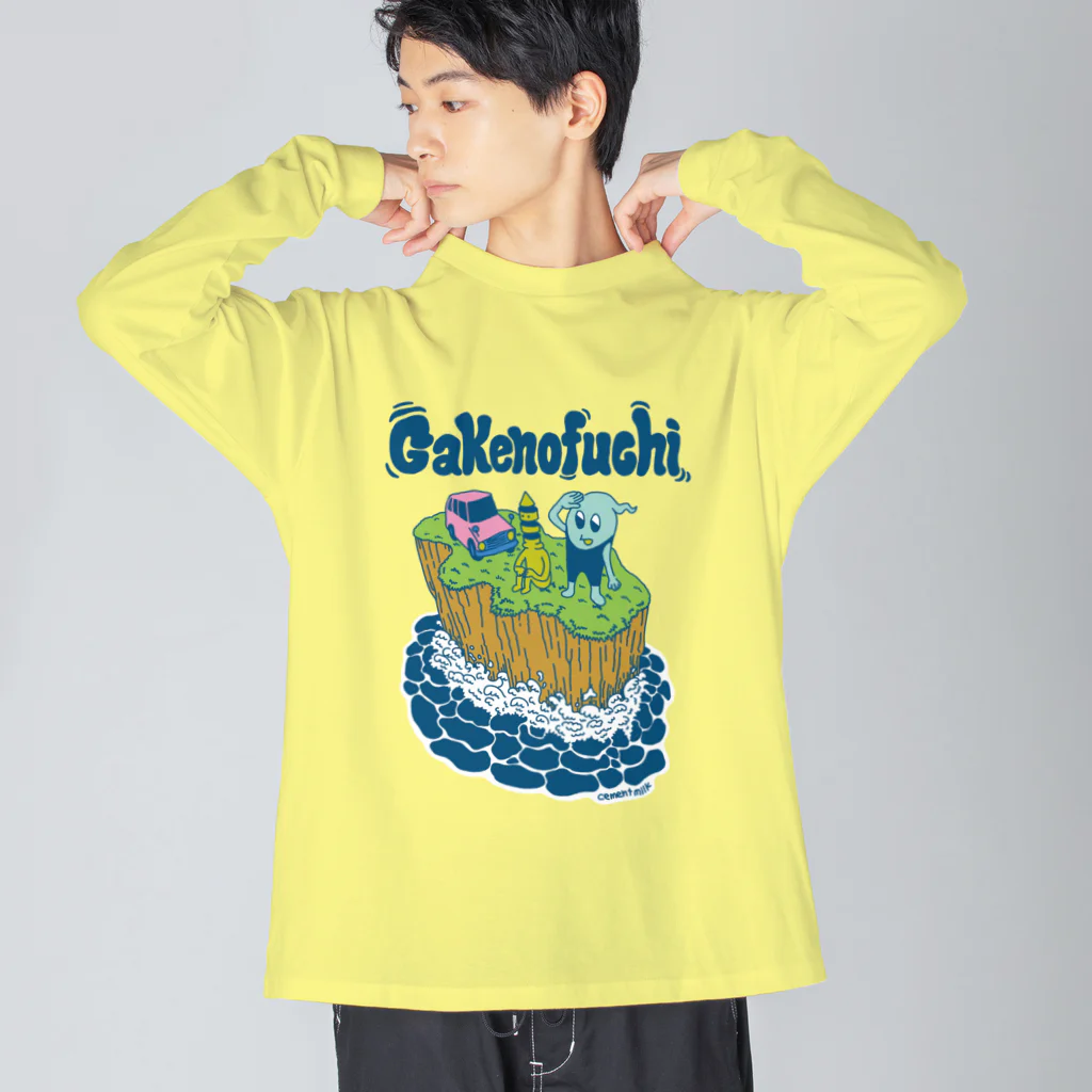 cementmilk WEBショップのGakenofuchi ビッグシルエットロングスリーブTシャツ