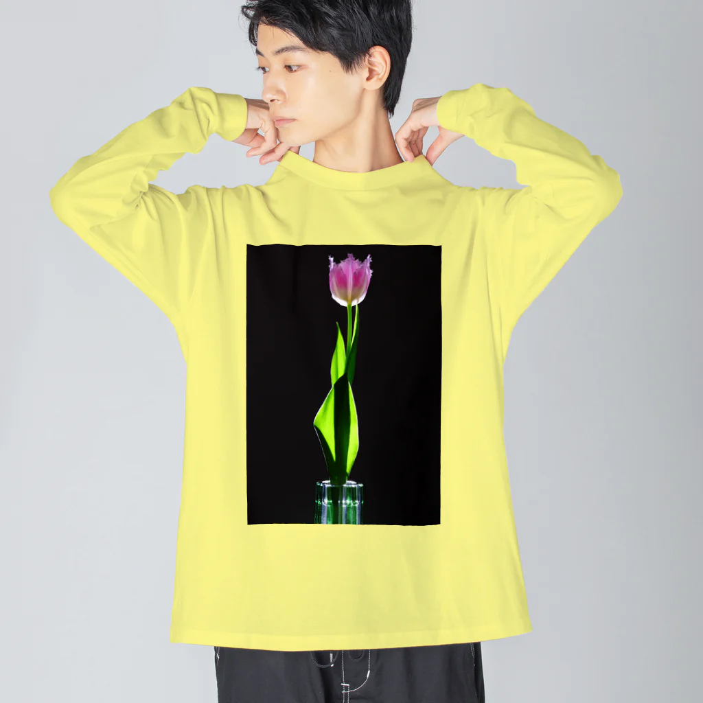 CNU Official ShopのTulip Design Big Silhouette Long Sleeve T-Shirt ビッグシルエットロングスリーブTシャツ