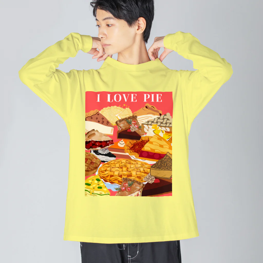 IzumiracleのI love Pie Big Long Sleeve T-Shirt