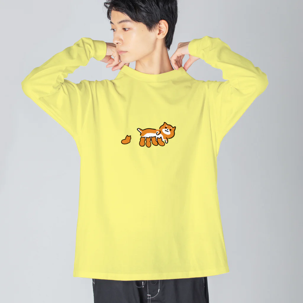 みやつち やえの授乳中の柴 ビッグシルエットロングスリーブTシャツ