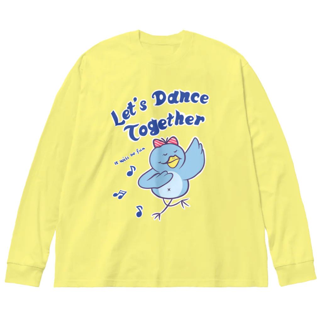  Millefy's shopのLet’s Dance Together Big Long Sleeve T-Shirt