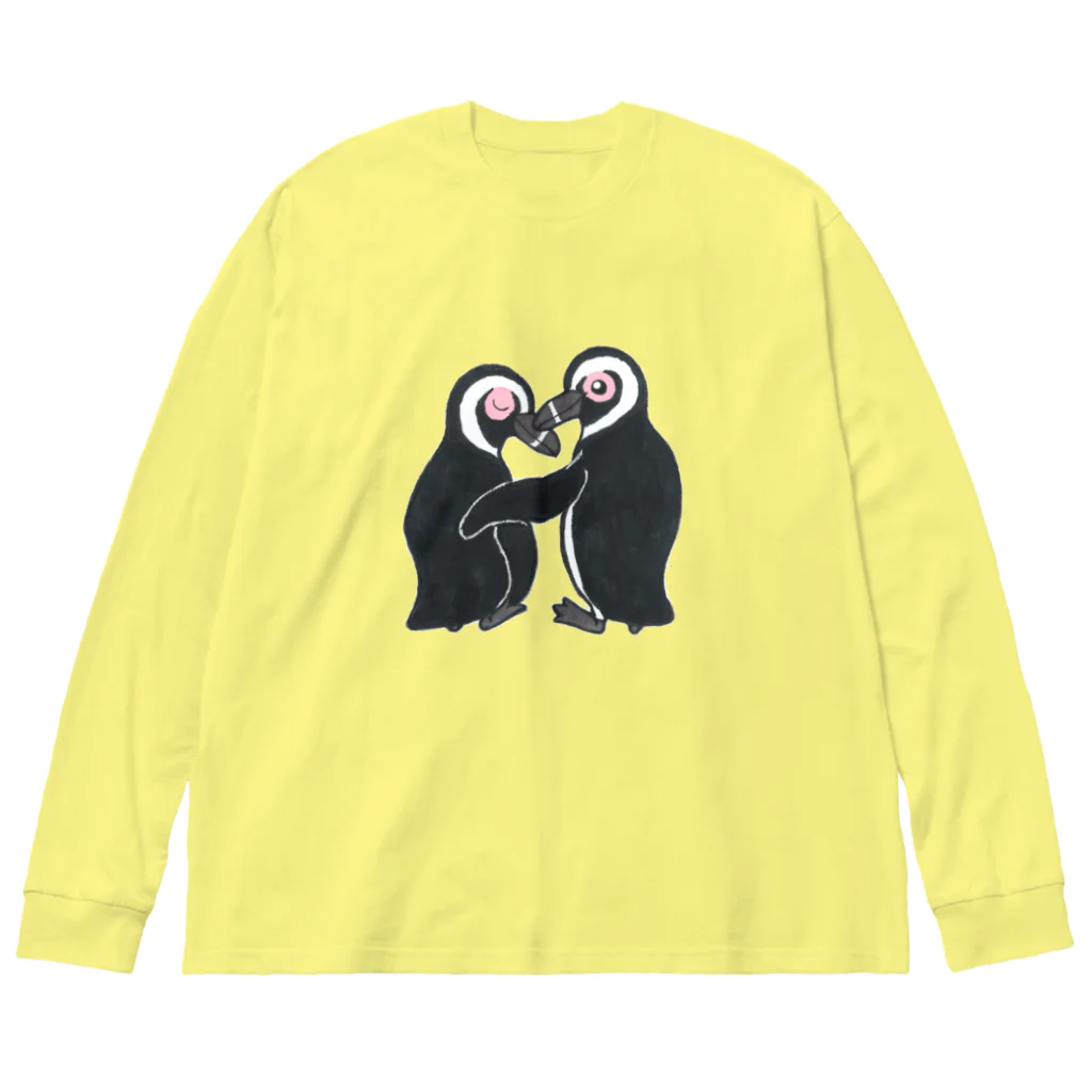 penguininkoの君の事が好き😍💕💕💕 ビッグシルエットロングスリーブTシャツ