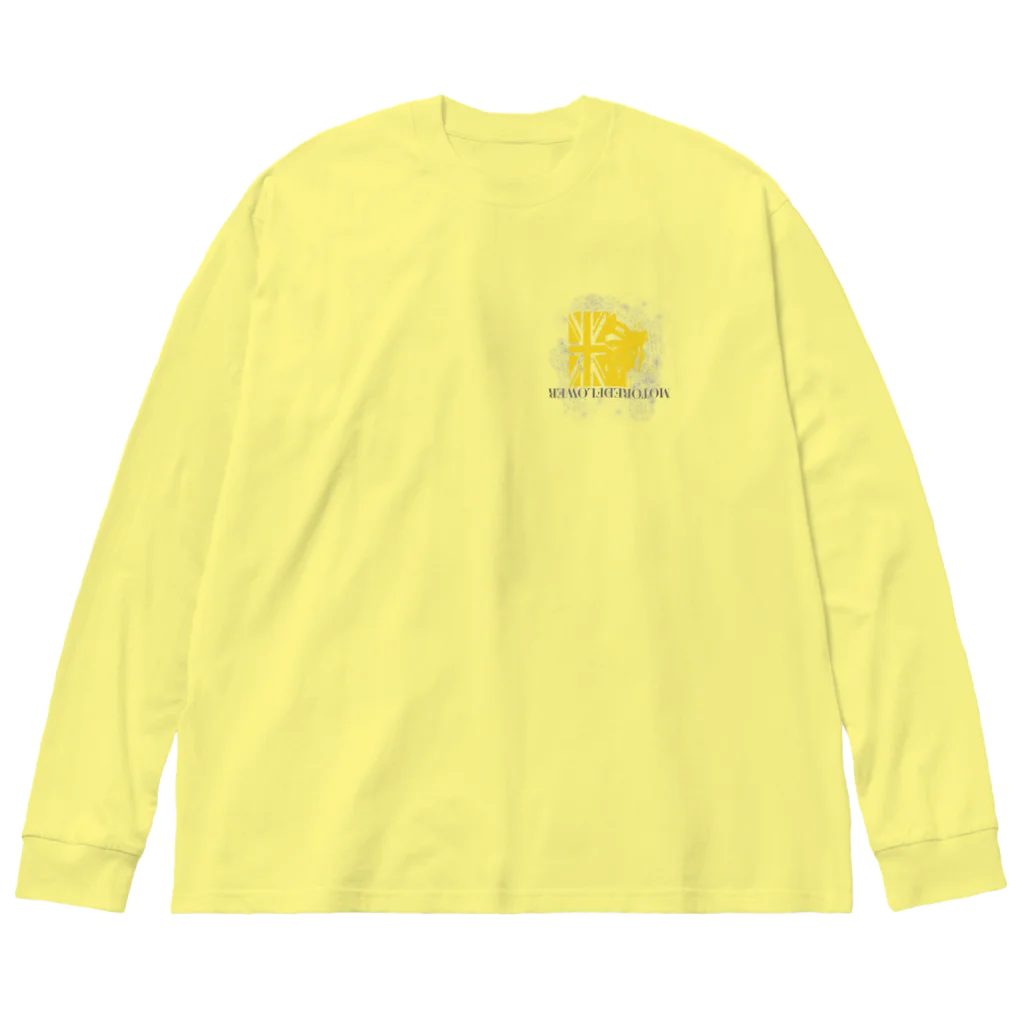 SOKICHISAITOのMORTORED WIRE FLOWER #backprint #yellowrogo  Big Long Sleeve T-Shirt