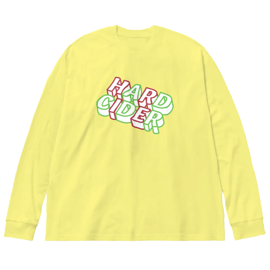 KAWAGOE GRAPHICSのハードサイダーななめ上 Big Long Sleeve T-Shirt