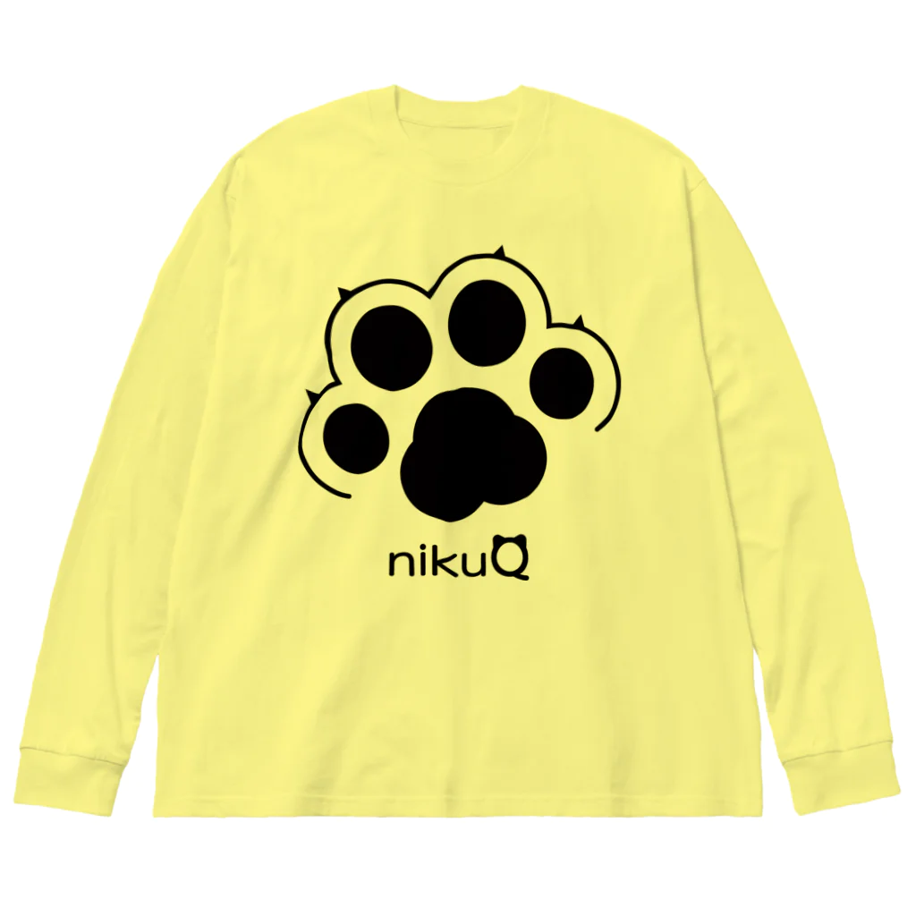 WebArtsのオリジナルブランド「nikuQ」の猫タイプです Big Long Sleeve T-Shirt