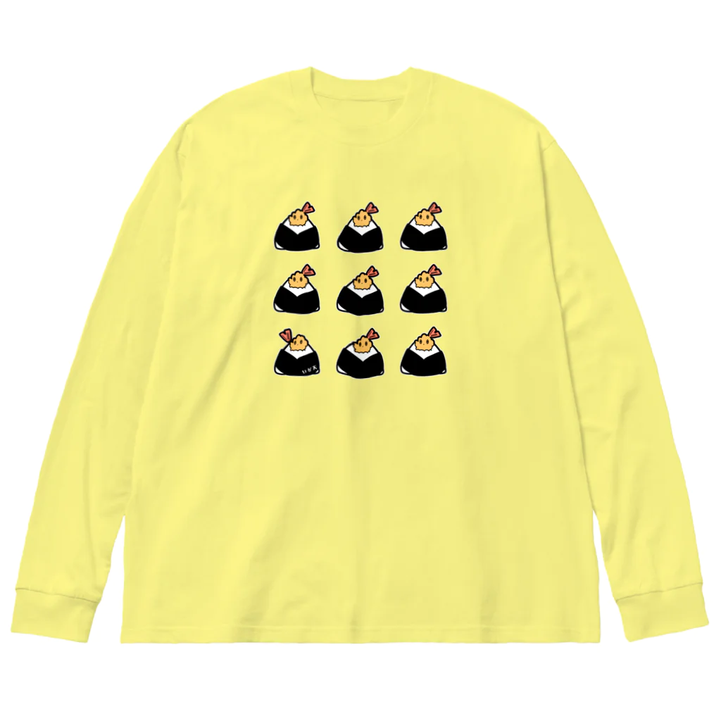 ari designの天むす時々いか天 Big Long Sleeve T-Shirt