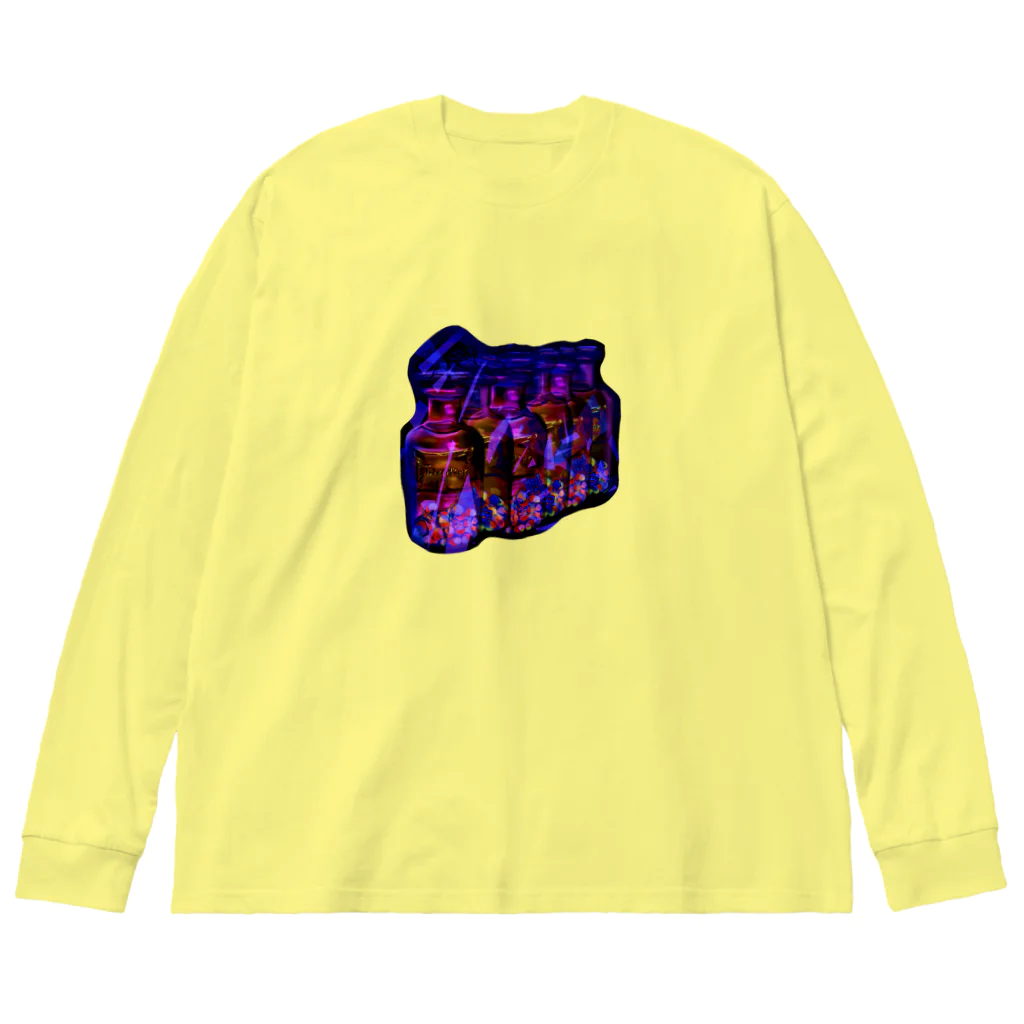 JINPIN (仁品)のがぶ飲み Big Long Sleeve T-Shirt