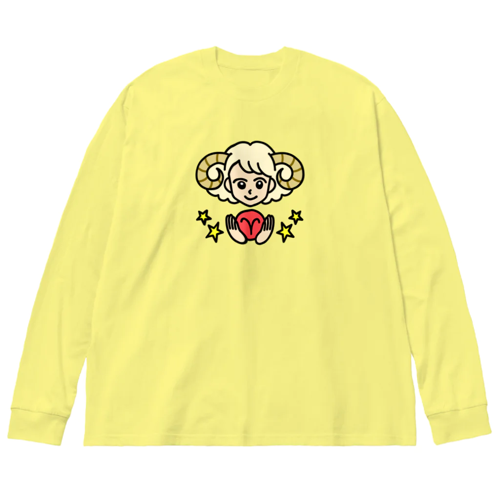 Yukarinaの星座ショップのおひつじ座♈ Big Long Sleeve T-Shirt