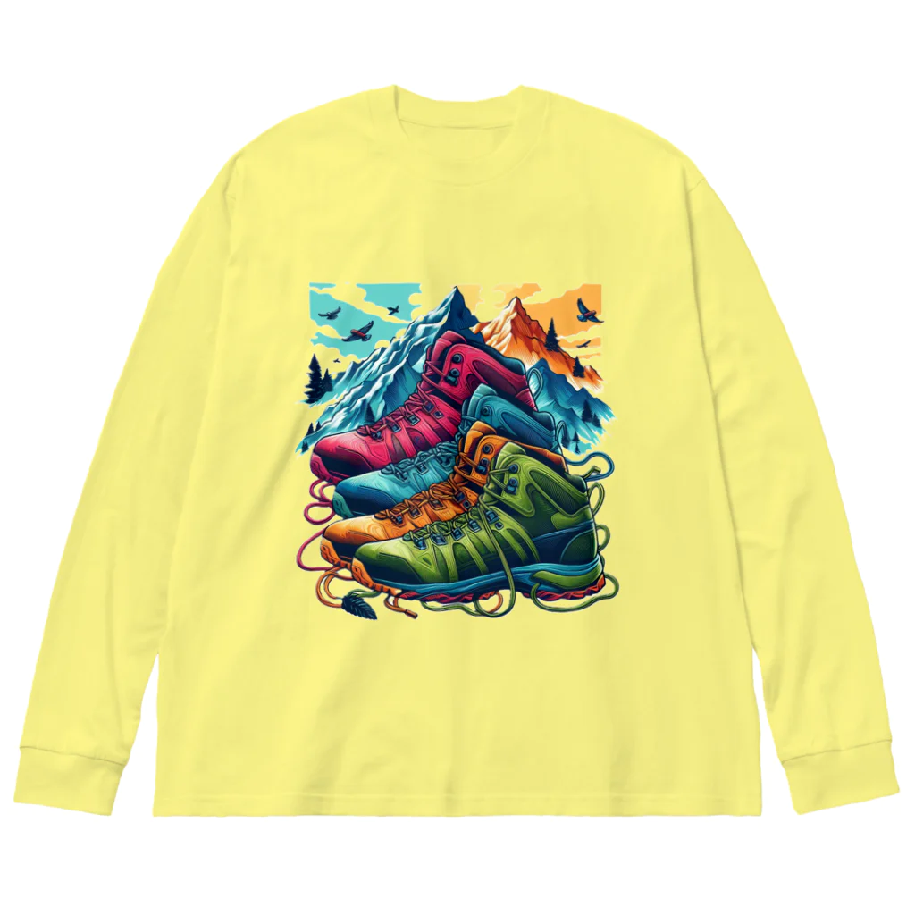 Forêt de Renardsの山の相棒 Big Long Sleeve T-Shirt