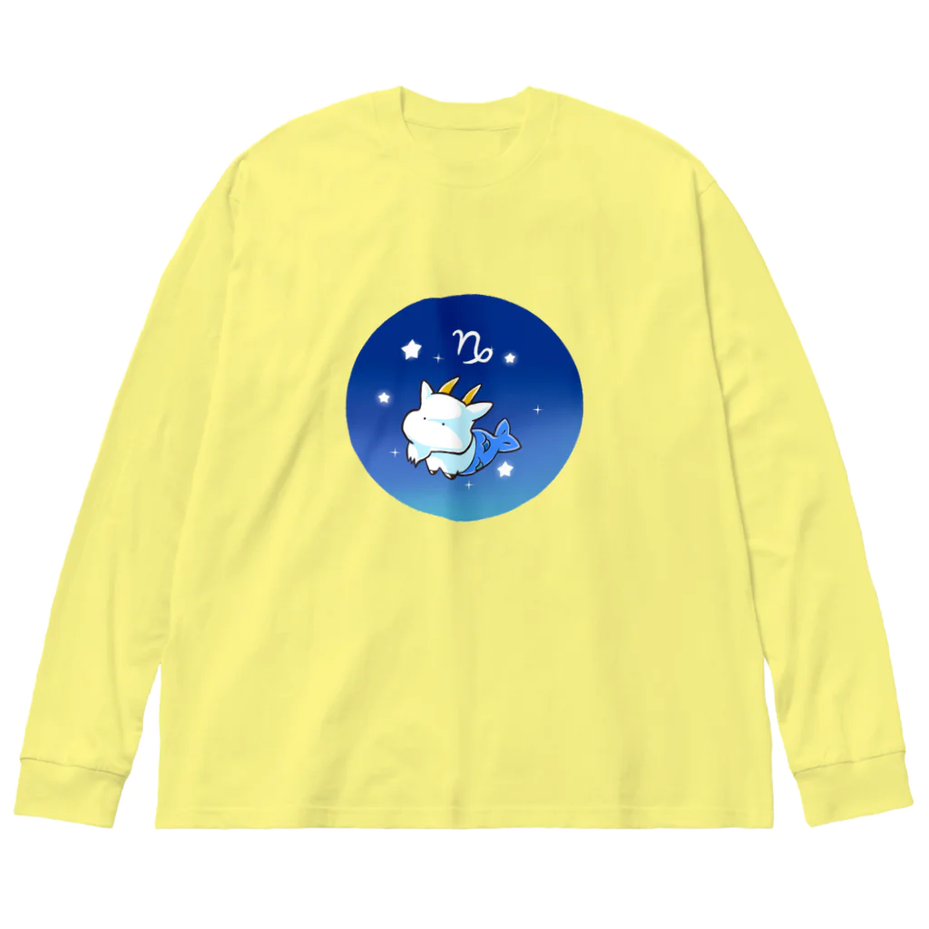 もふもふ堂の山羊座 Big Long Sleeve T-Shirt