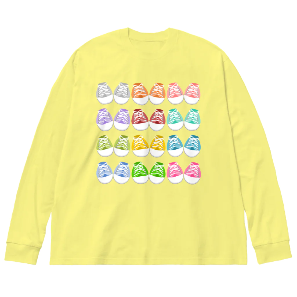 A33のカラフルシューズ Big Long Sleeve T-Shirt