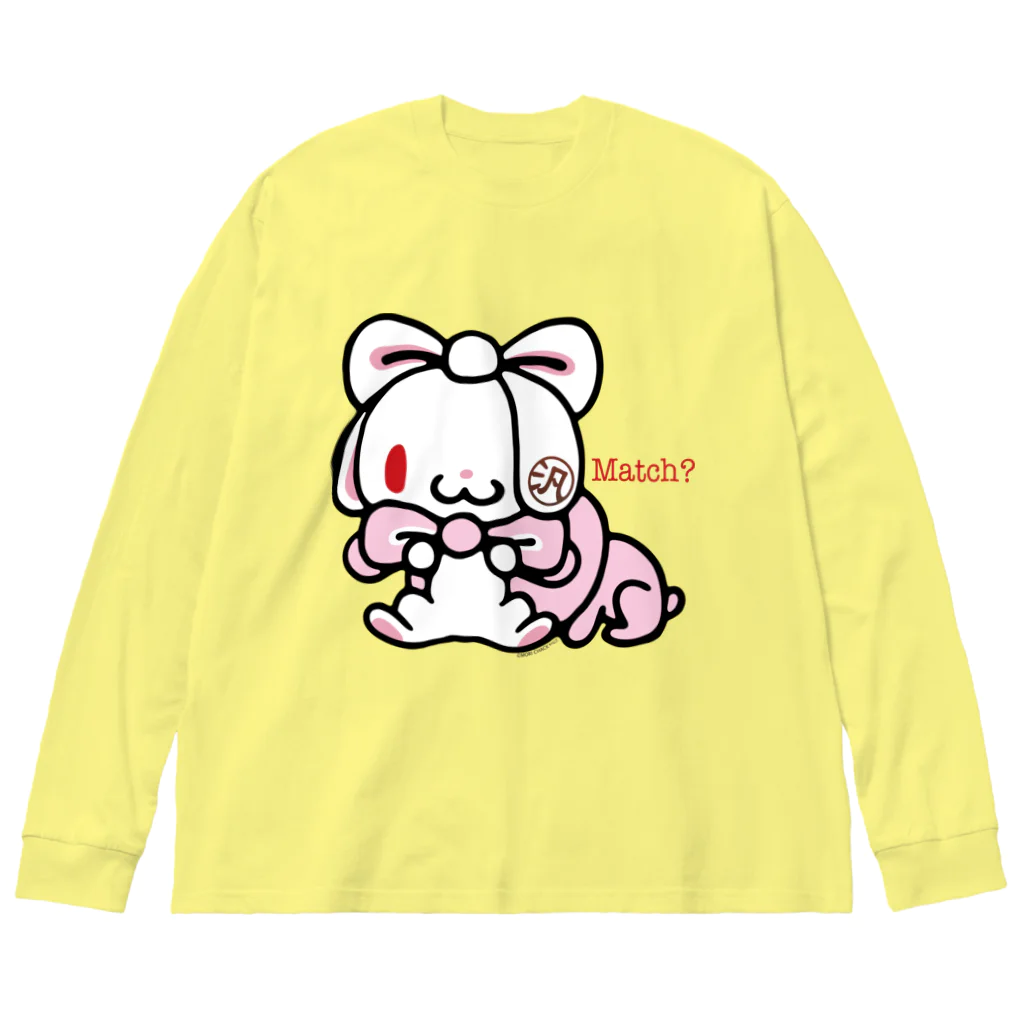 CHAX COLONY imaginariの【各20点限定】汎用うさぎ(#2) Big Long Sleeve T-Shirt