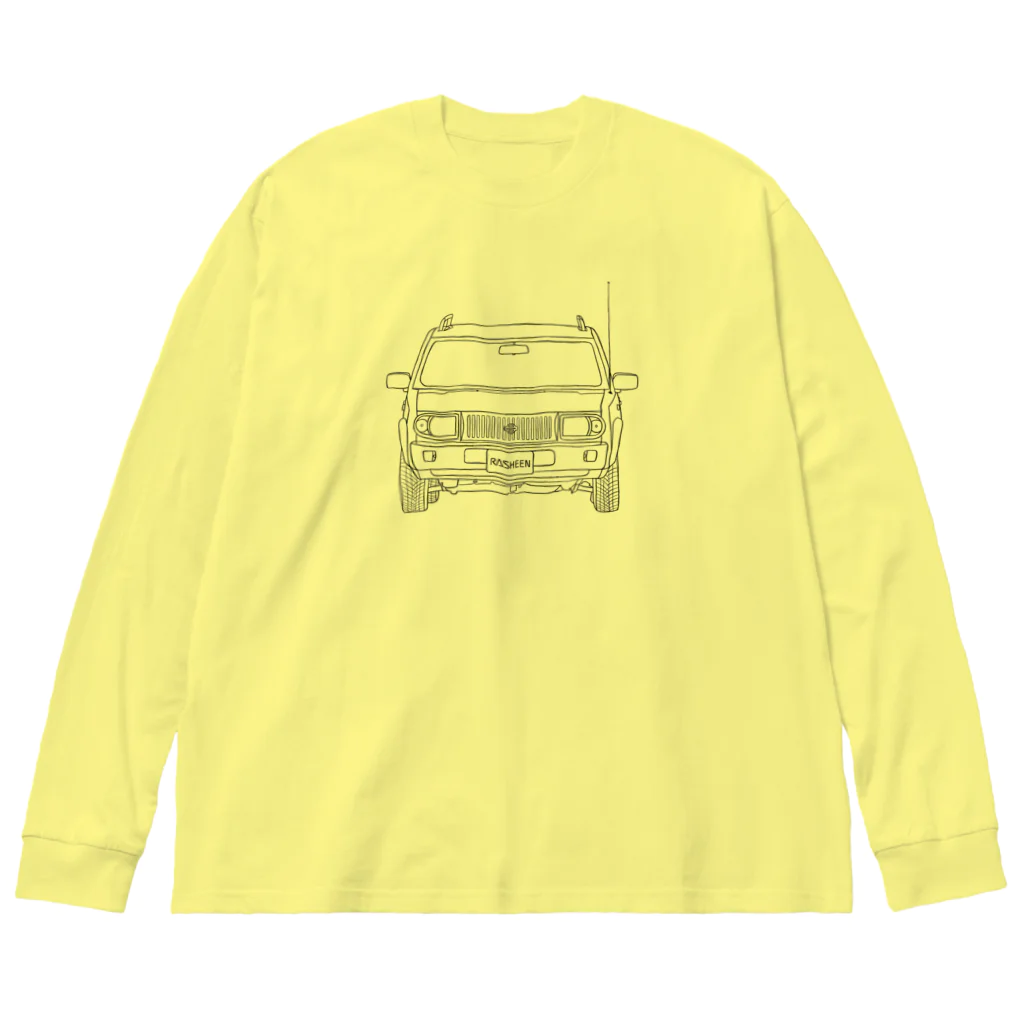 こいぬおじさんのどんどん進むラシーン Big Long Sleeve T-Shirt