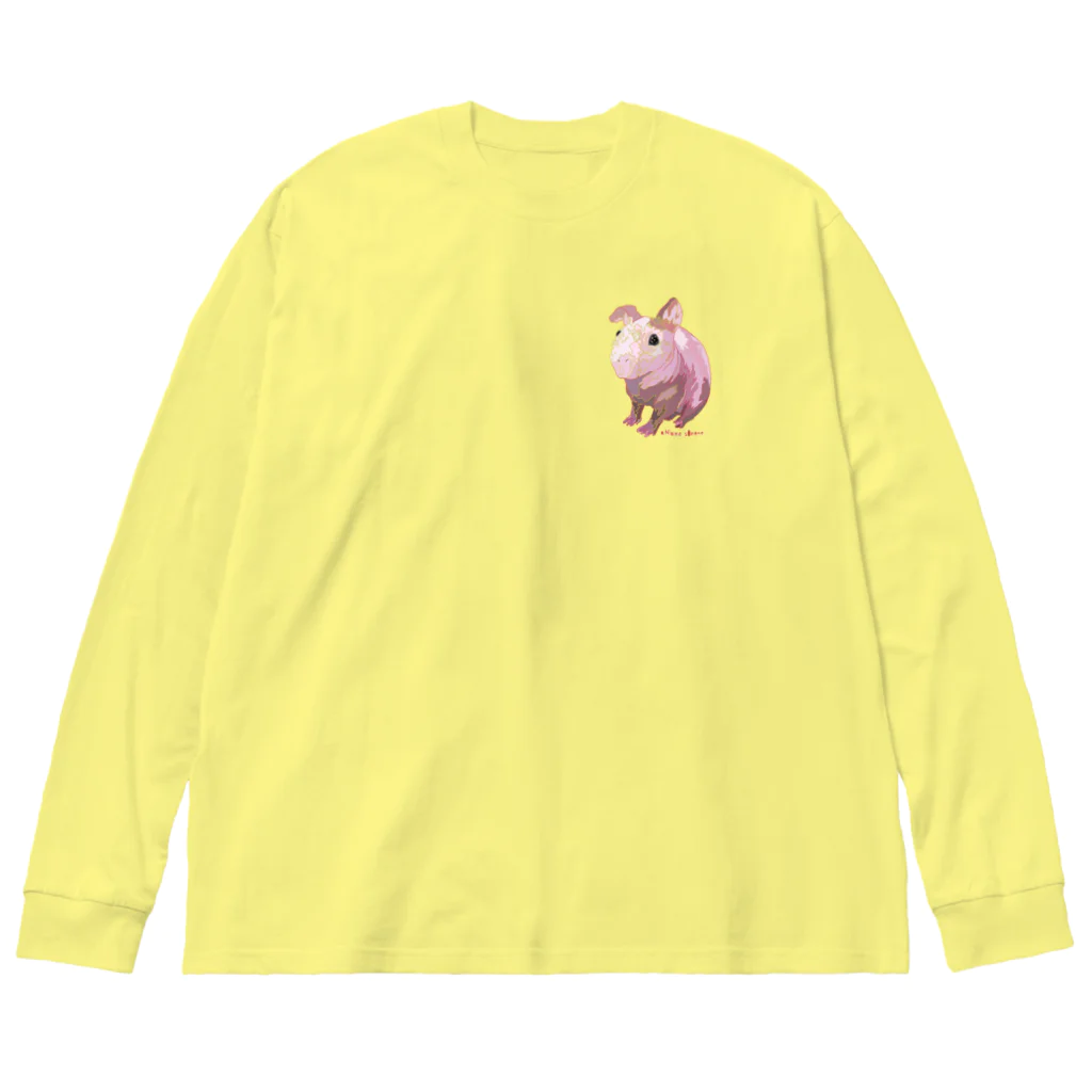 aNone sOnoneのスキニーギニアピッグ Big Long Sleeve T-Shirt