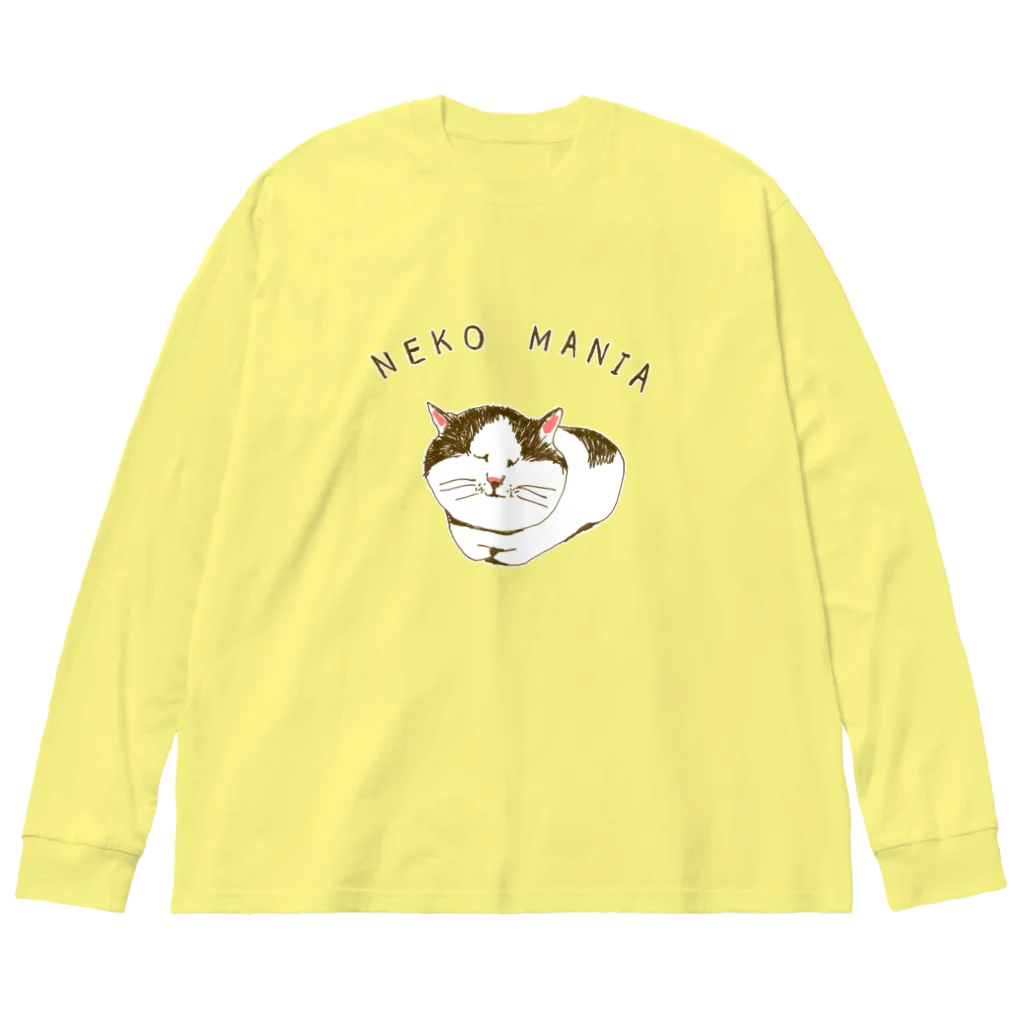 NIKORASU GOのにゃんこ好き専用デザイン「猫マニア」（Tシャツ・パーカー・グッズ・ETC） Big Long Sleeve T-Shirt