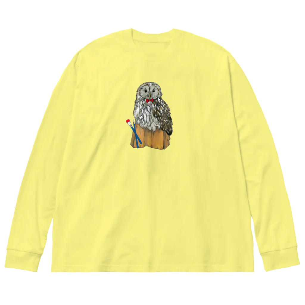 Leee_sanのウラルフクロウ Big Long Sleeve T-Shirt