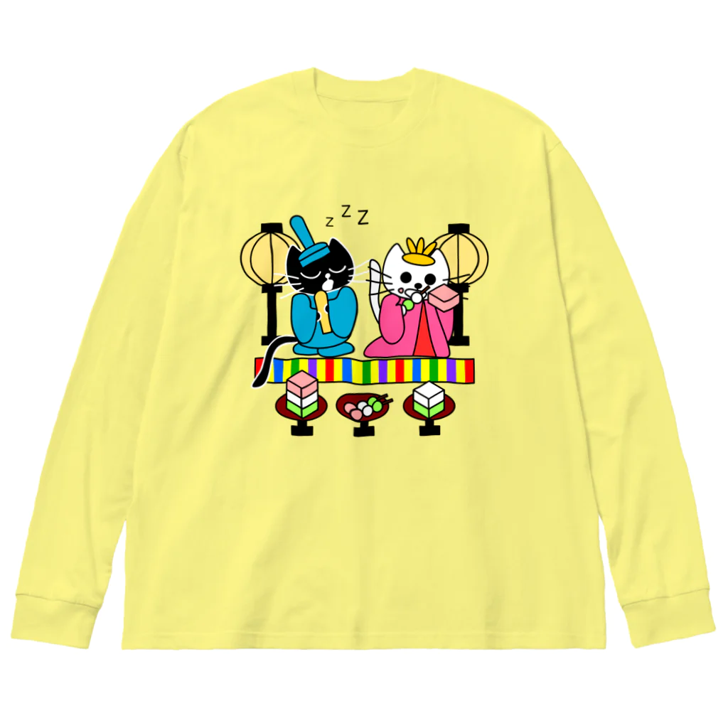 J's Mart 2ndのたまとクロの雛祭り Big Long Sleeve T-Shirt