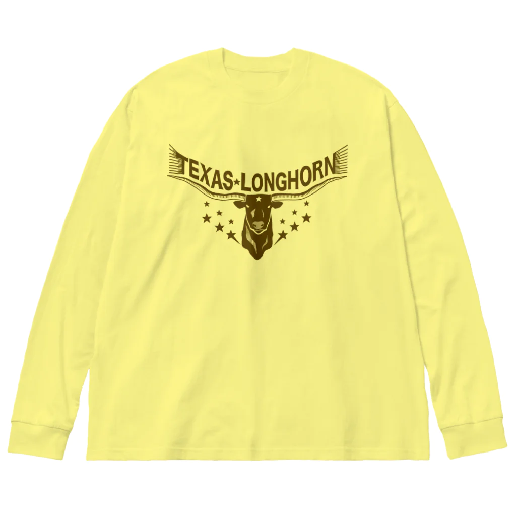 yuccoloのテキサスロングホーン Big Long Sleeve T-Shirt