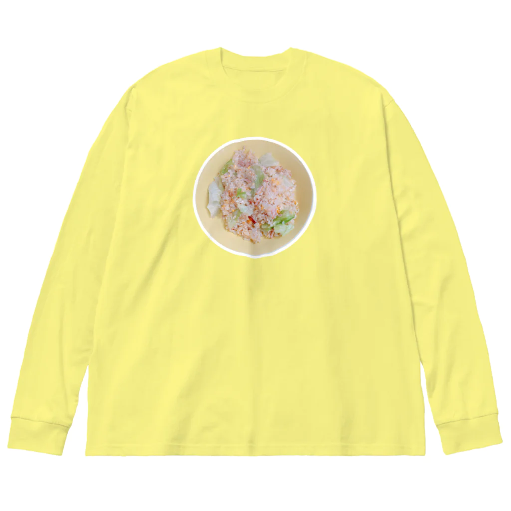 usa100のチャーハン ビッグシルエットロングスリーブTシャツ