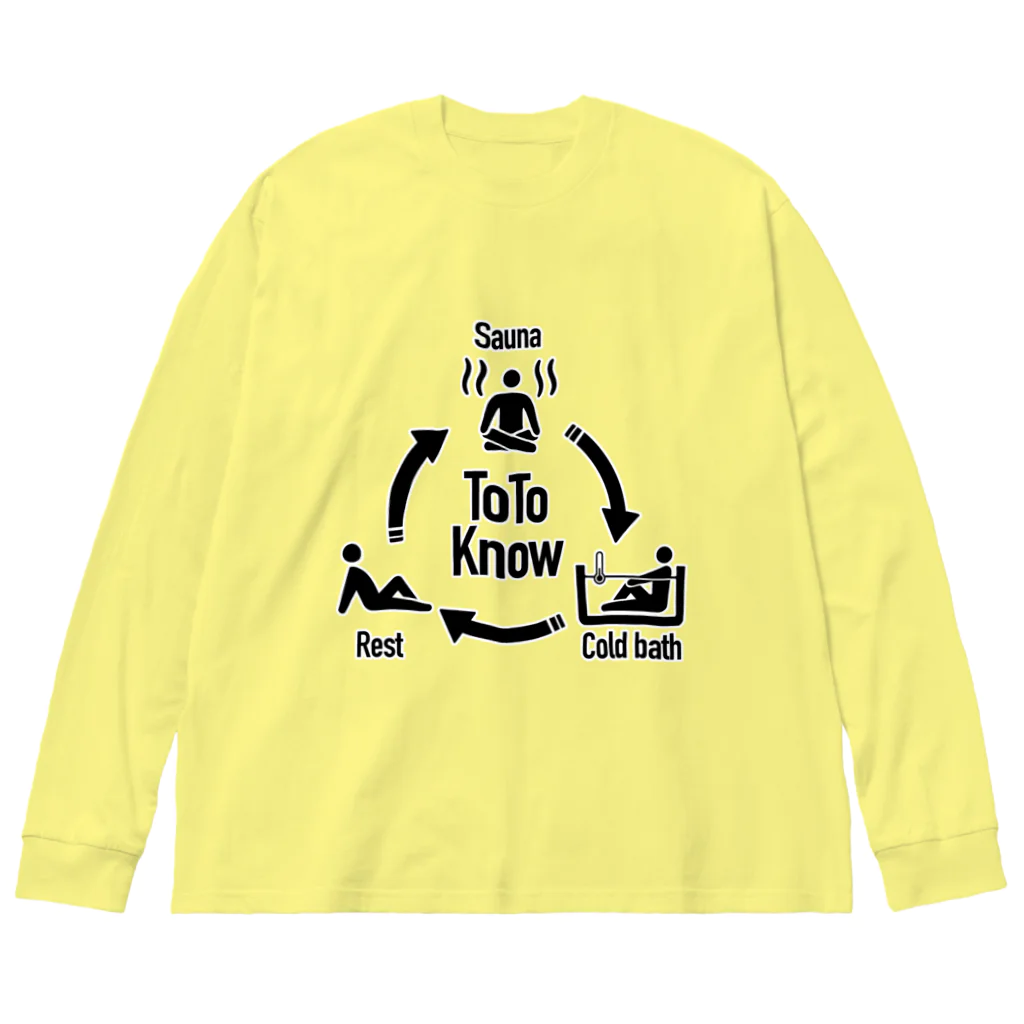 くいなの母の整う(シンプルver.) Big Long Sleeve T-Shirt